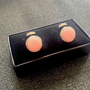 Classic PINK Thomas Pink Sterling Silver Cufflinks new in box
